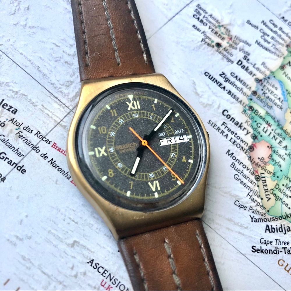 Vintage Swatch GX703 - COURIER / AG1988 - Day Day